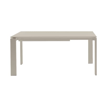 Table à rallonge Four beige / L 160 à 260 cm - Stratifié soft-touch - Kartell