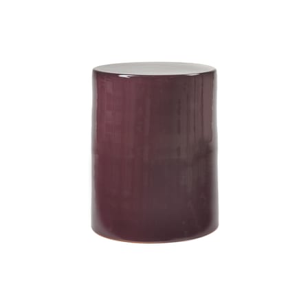Table d'appoint Pawn céramique violet / Tabouret - Ø 37 x H 46 cm - Serax