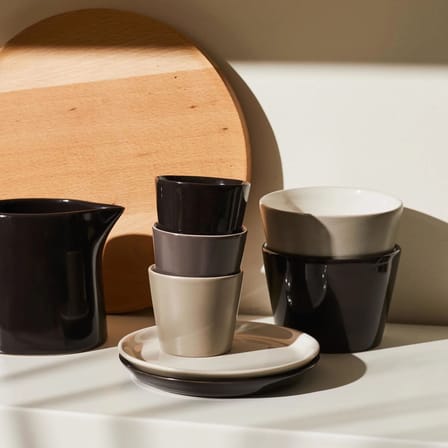 Tasse à espresso Tonale céramique gris / 8 cl - Alessi