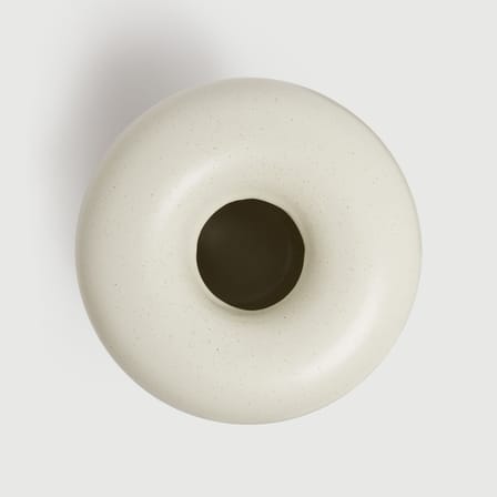 Vase Dough céramique blanc / Ø 18 x H 26 cm - TOOGOOD