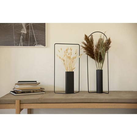 Vase Itac métal bleu / Cylindrique - L 26 x H 76 cm - Fermob