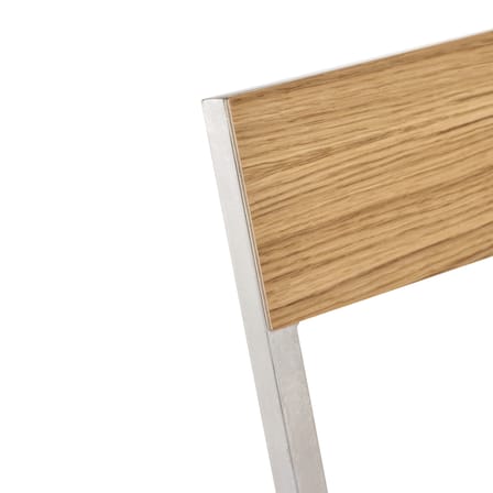 Chaise Alu Wood bois multicolore / Aluminium & chêne / Modèle d'expo - valerie objects