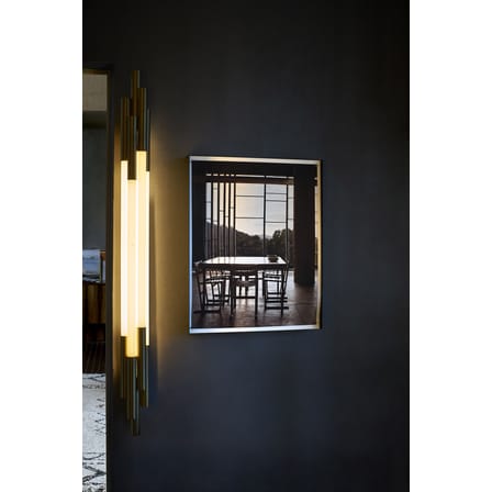 Applique ORG Small verre blanc / LED - L 105 cm - DCW éditions