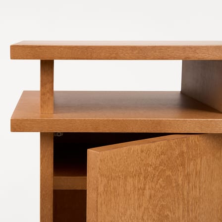 Ratio Bedside table natural wood / 1 Door - Frama 