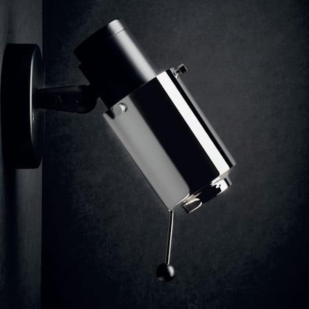 Biny Spot Wall light metal silver / GU10 bulb - DCW éditions