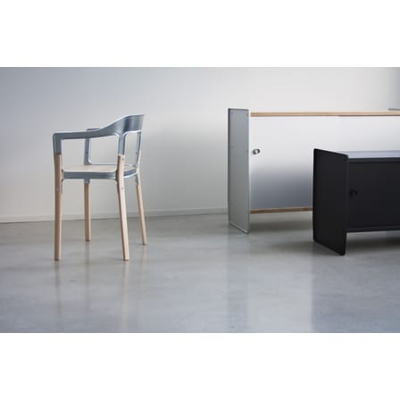 Buffet Theca bois bois naturel métal / Haut - L 123 x H 78 cm - Magis