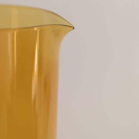 Carafe Wave verre jaune / 1,4 L - Sophie Lou Jacobsen
