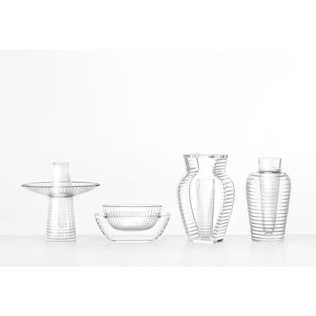 Centre de table U Shine plastique transparent / Vide-poches - Kartell