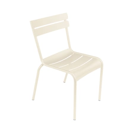 Chaise empilable Luxembourg métal beige - Fermob