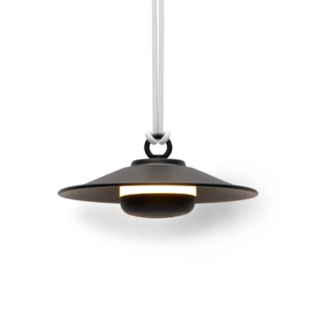 Chap-O Outdoor wall light metal black / Wireless Lamp - Fatboy