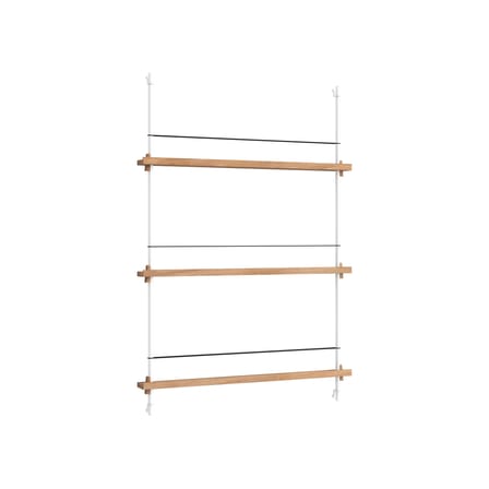 Étagère Magazine Shelving – MS.115.1 bois naturel / Pour livres et magazines - L 85 x H 123 cm - MOEBE