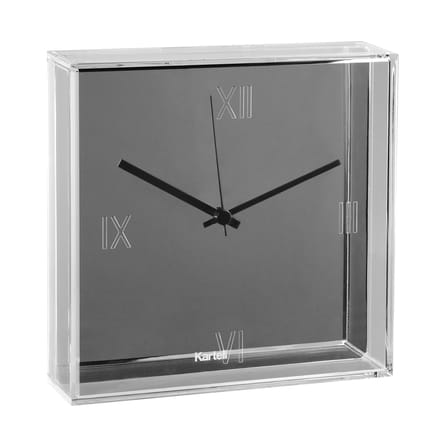 Horloge murale Tic & Tac plastique métal / à poser ou suspendre - Philippe Starck, 2010 - Kartell