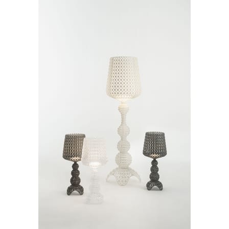 Lampe à poser Mini Kabuki LED plastique blanc / H 70 cm - Kartell