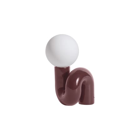 Lampe de table Neotenic Petite céramique rouge / L 18 x H 26 cm - Petite Friture