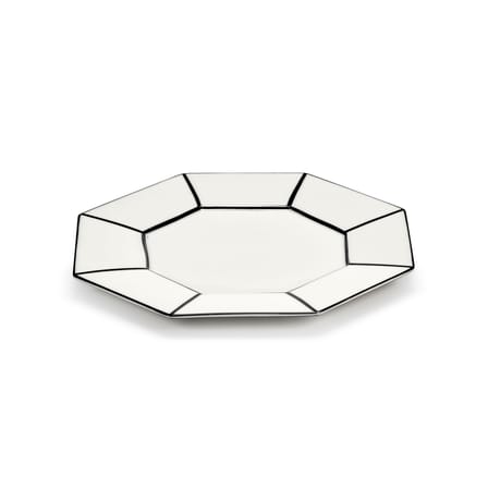 Piatto da dessert Carte Blanche ceramica bianco / Set di 2 - Ø 22 cm - Serax