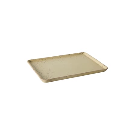 Piatto di portata 70s ceramics ceramica beige / Piano/vassoio - 22,5 x 33 cm - HK LIVING