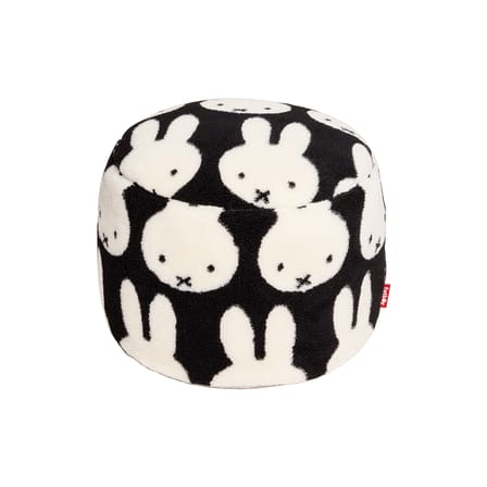 Pouf enfant Point x Miffy t/ Tissu duveteux - Ø 50 cm - Fatboy