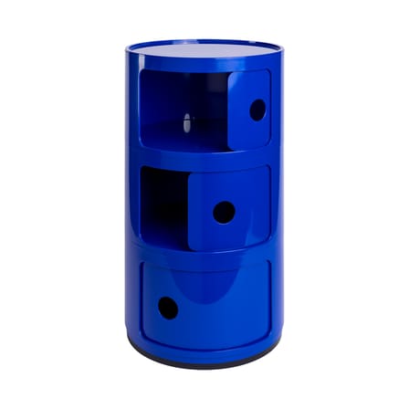 Rangement Componibili bleu / 3 portes - Exclusivité en édition limitée - Kartell