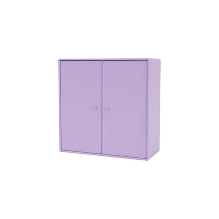 Rangement mural Cover Cabinet bois violet / L 69.6 x P 30 x H 69,6 cm - 2 portes - MONTANA