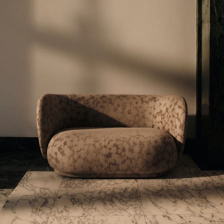Canapé 2 places Rico / L 148 cm - Tissu jacquard - Ferm Living