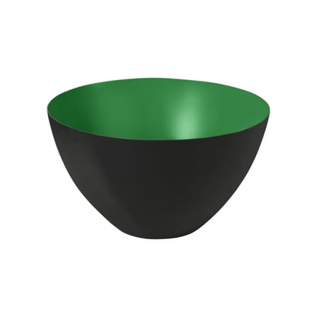 Saladier Krenit métal vert / 3,5 L - Ø 25 x H 14 cm / Herbert Krenchel, 1953 - Normann Copenhagen