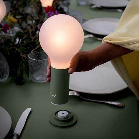 Socle aimanté  métal violet / Pour lampe sans fil Aplô LED - Fermob