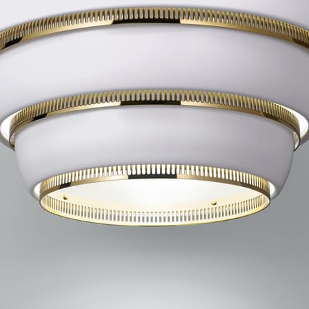 Suspension Beehive A331 métal blanc / Alvar Aalto, 1953 - ARTEK