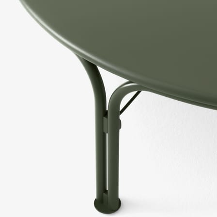 Table basse Thorvald SC109 métal vert / Ø 115 cm - &tradition