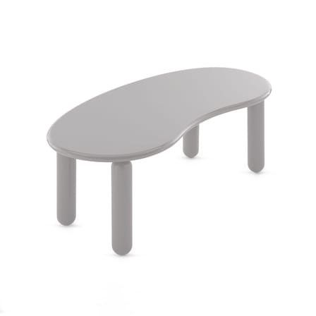 Table basse Undique Mas bois gris / 119 x 59 x H 44 cm - Patricia Urquiola, 2023 - Kartell
