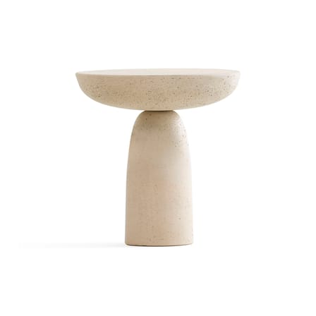 Table d'appoint Olo Concrete / Ø 50 x H 47 cm - Béton ciré - Mogg