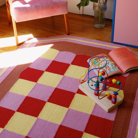 Teppich Cone textil bunt / 210 x 140 cm - COLORTHERAPIS