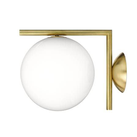 Applique IC W1 verre métal / Ø 20 cm - Michael Anastassiades, 2014 - Flos