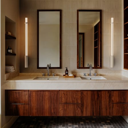 Applique d'extérieur In Fine LED verre / L 105 cm - DCW éditions