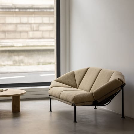 Sofa Atlas textil beige / L 203 cm - KANN DESIGN