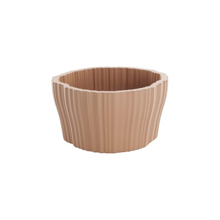 Cache-pot Corteza Large plastique beige / 64 x 70 cm x H 36 cm - Kartell