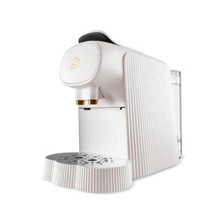 Cafetière à capsules L'Or Barista Plissé blanc - Alessi