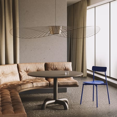 Chaise empilable Fromme métal gris / Aluminium - Petite Friture