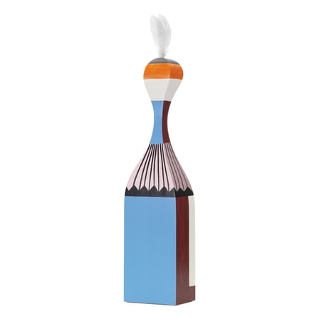Décoration Wooden Doll No. 1 super large bois multicolore / By Alexander Girard, 1952 - H 80 cm - Vitra