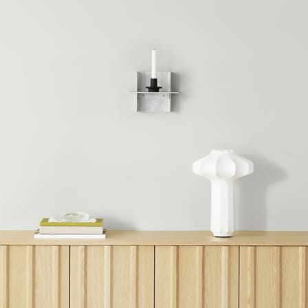 Etagère murale Alu métal / L 25 cm - Normann Copenhagen