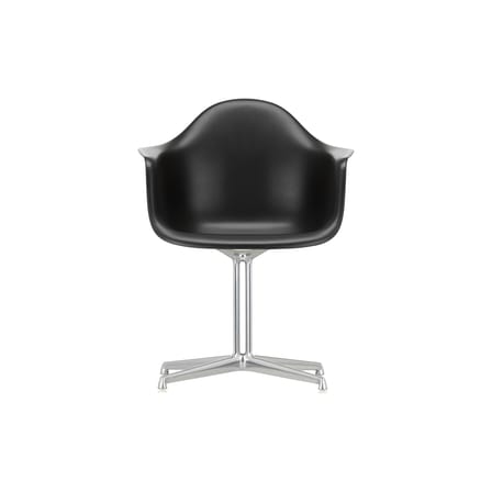 Fauteuil RE DAL - Eames Plastic Armchair noir / (1950) - Pied La Fonda / Recyclé - Vitra