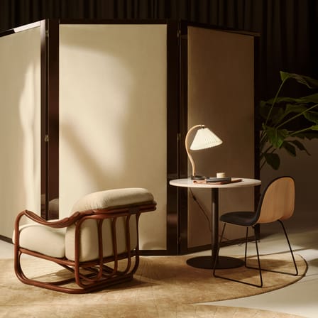 Fauteuil rembourré Tria / Réédition 1973 - Gubi