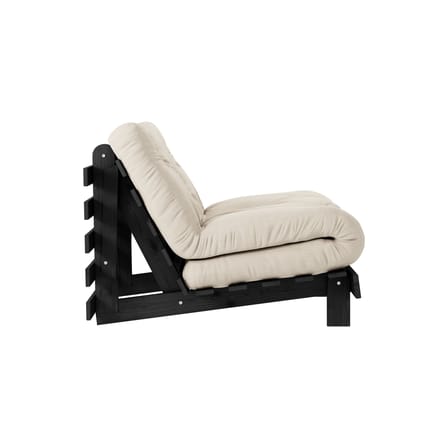 Fauteuil convertible Roots / Dormeuse & lit d'appoint - 3 positions / Structure noire - KARUP DESIGN