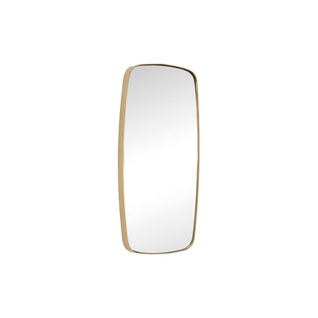 Miroir mural Retro Rectangular métal or / 29 x 59 cm - HÜBSCH