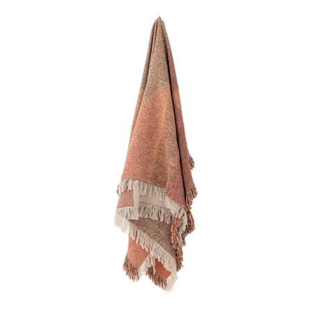 Plaid Arni multicolore / 160 x 130 cm - Coton recyclé - Bloomingville