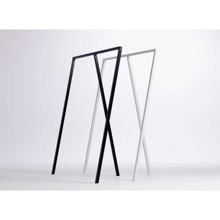 Portant Loop métal blanc / L 130 cm - Hay