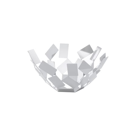 Corbeille La Stanza dello Scirocco métal blanc / Ø 27 x H 13 cm - Mario Trimarchi, 2009 - Alessi