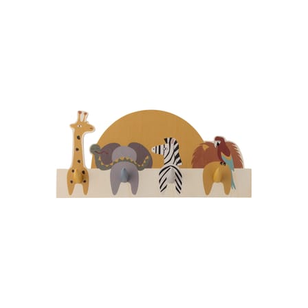 Portemanteau mural Mallen bois multicolore /  L 40 x H 20 cm - Bloomingville