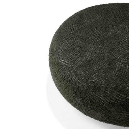 Pouf Orb tessuto verde / Ø 92 cm - Tessuto bouclé jacquard - Ethnicraft