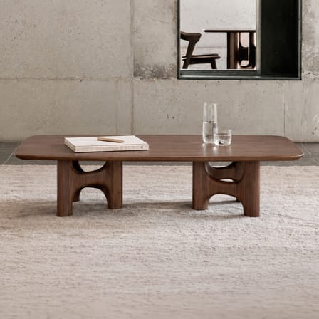 Table basse Flow bois marron / 150 x 60 cm - Ethnicraft