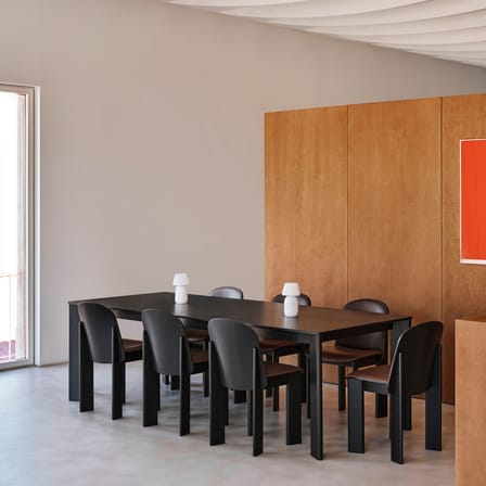 Table rectangulaire Chisel 30 bois noir / 250 x 95 cm - Hay
